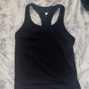 Lululemon Black Switfly Tech Racerback Tank Top 2.0 Racer Length Size 6